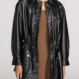 FRAME - The Paper Leather Safari Jacket