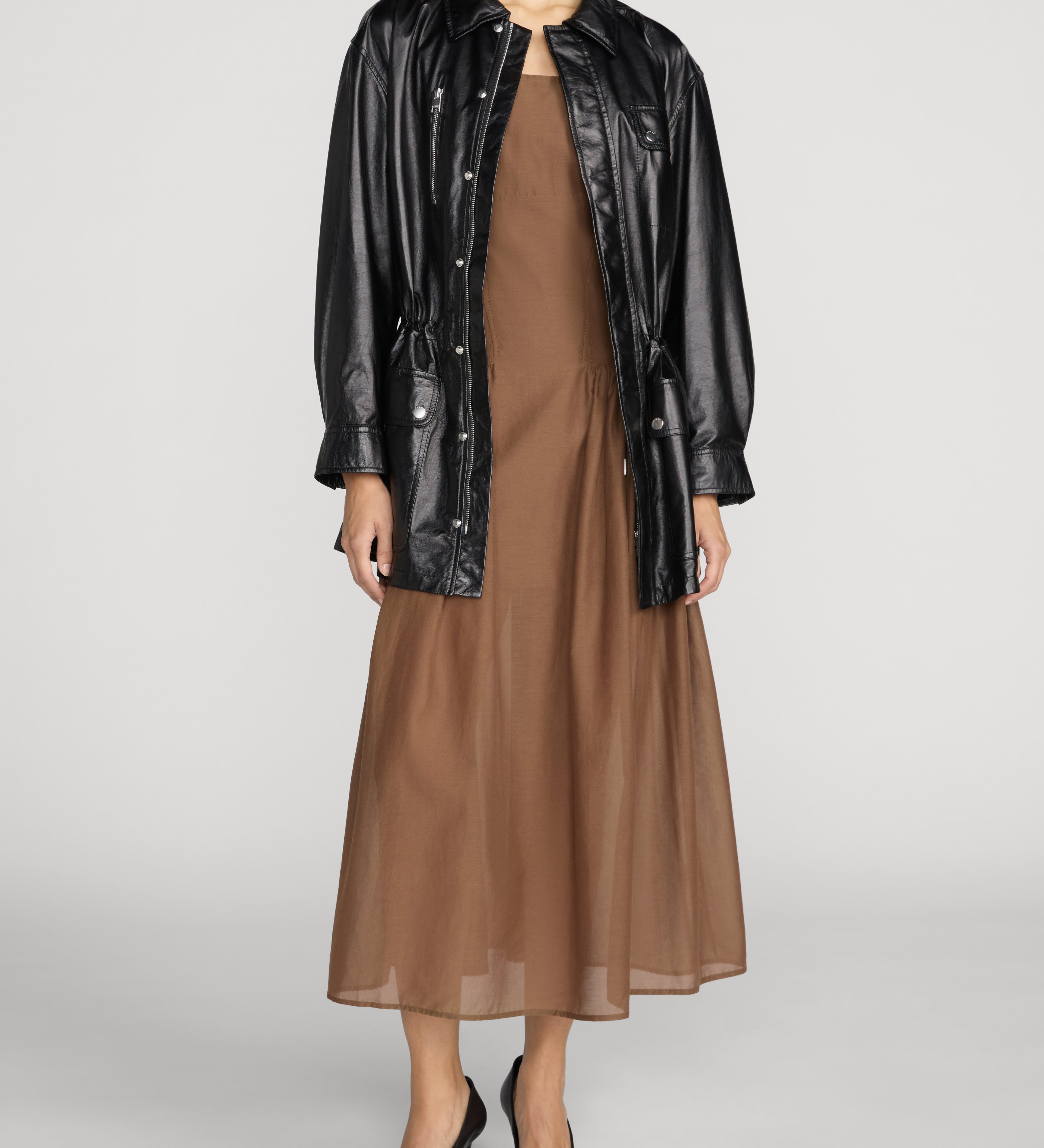 FRAME - The Paper Leather Safari Jacket