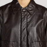 FRAME - The Paper Leather Swing Jacket