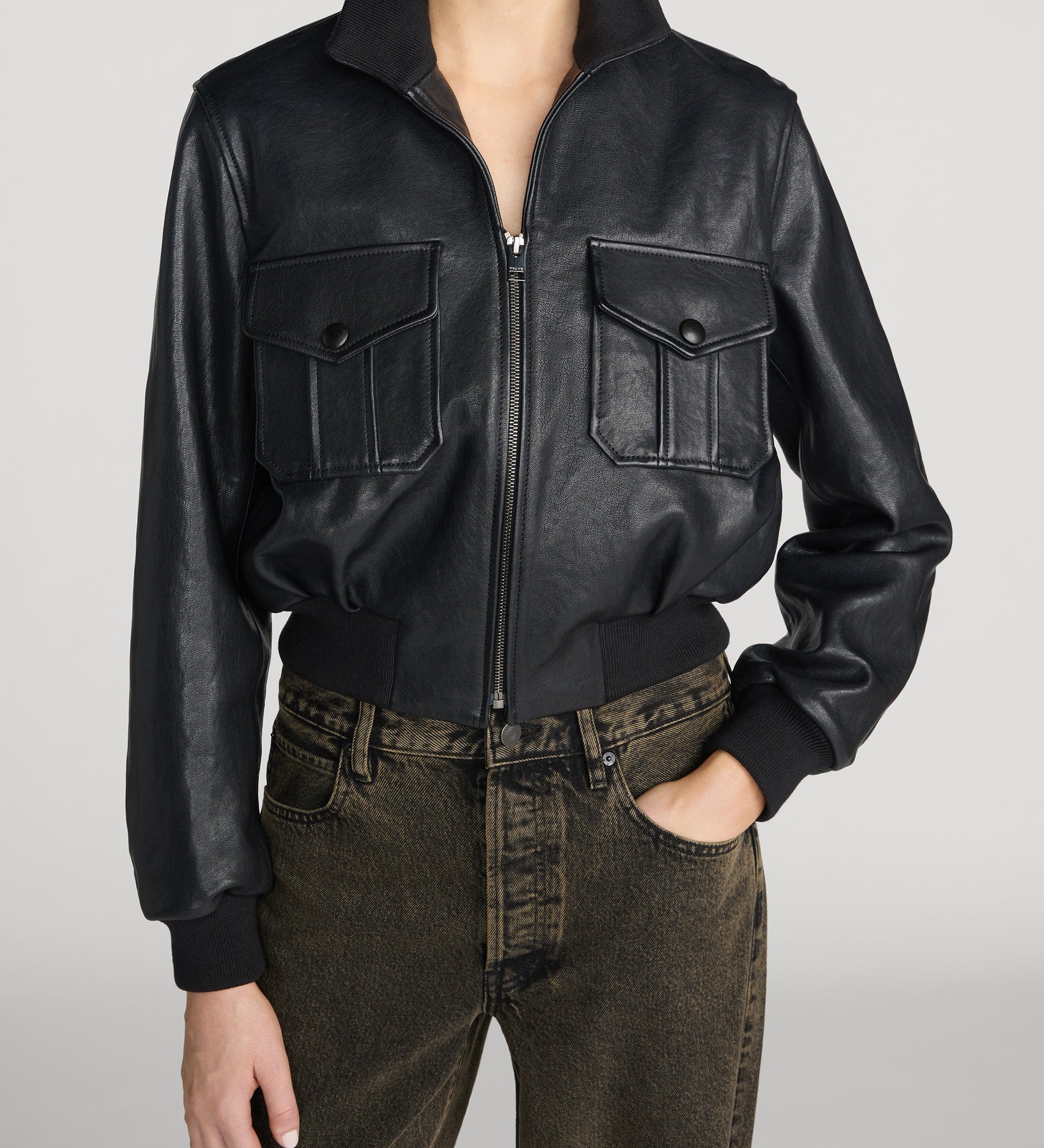 FRAME - The Leather Ace Jacket
