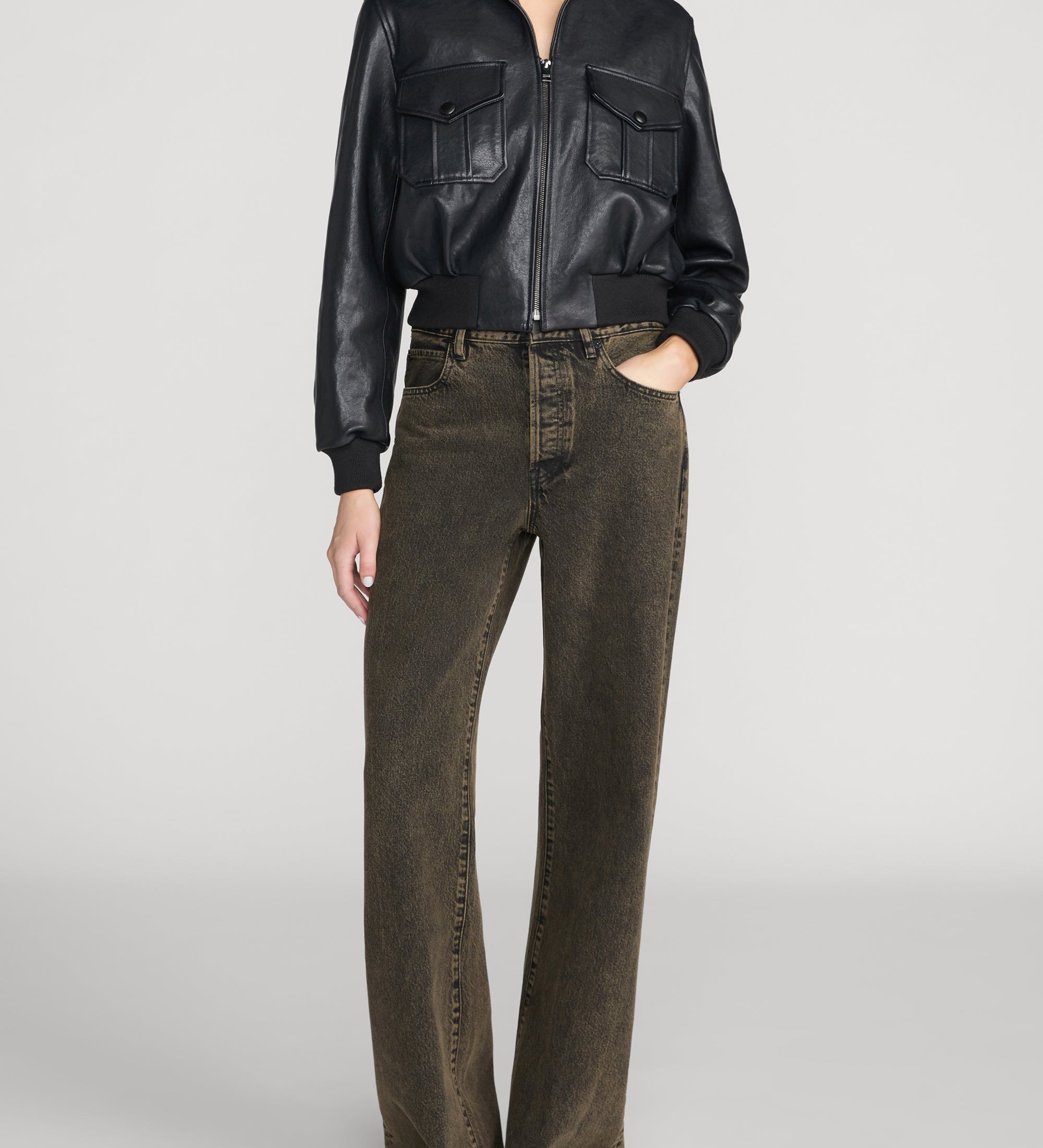 FRAME - The Leather Ace Jacket
