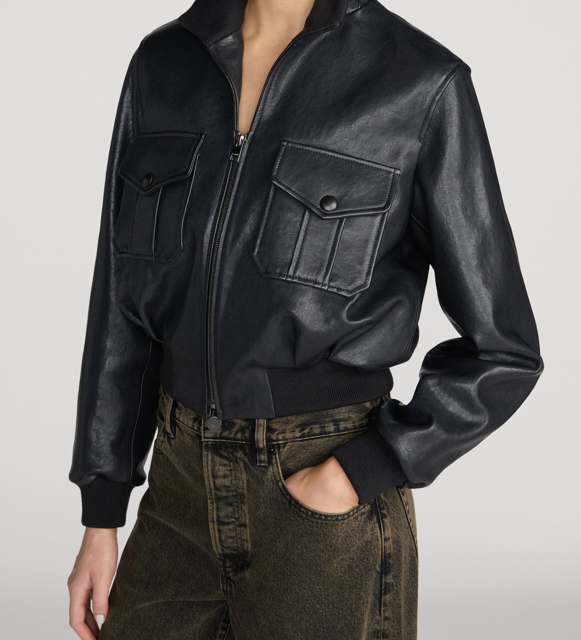 FRAME - The Leather Ace Jacket