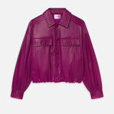 FRAME - The Leather Bubble Jacket