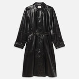 FRAME - The Patent Leather Mac Coat