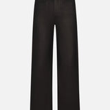 FRAME - THE LEATHER SLIM PALAZZO MODERNIST POCKET BLACK