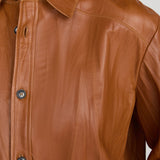 FRAME - The Crinkled Leather Studio Shirt