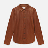 FRAME - The Crinkled Leather Studio Shirt