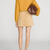 FRAME - The Suede Safari Skirt
