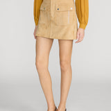 FRAME - The Suede Safari Skirt