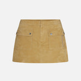 FRAME - The Suede Safari Skirt