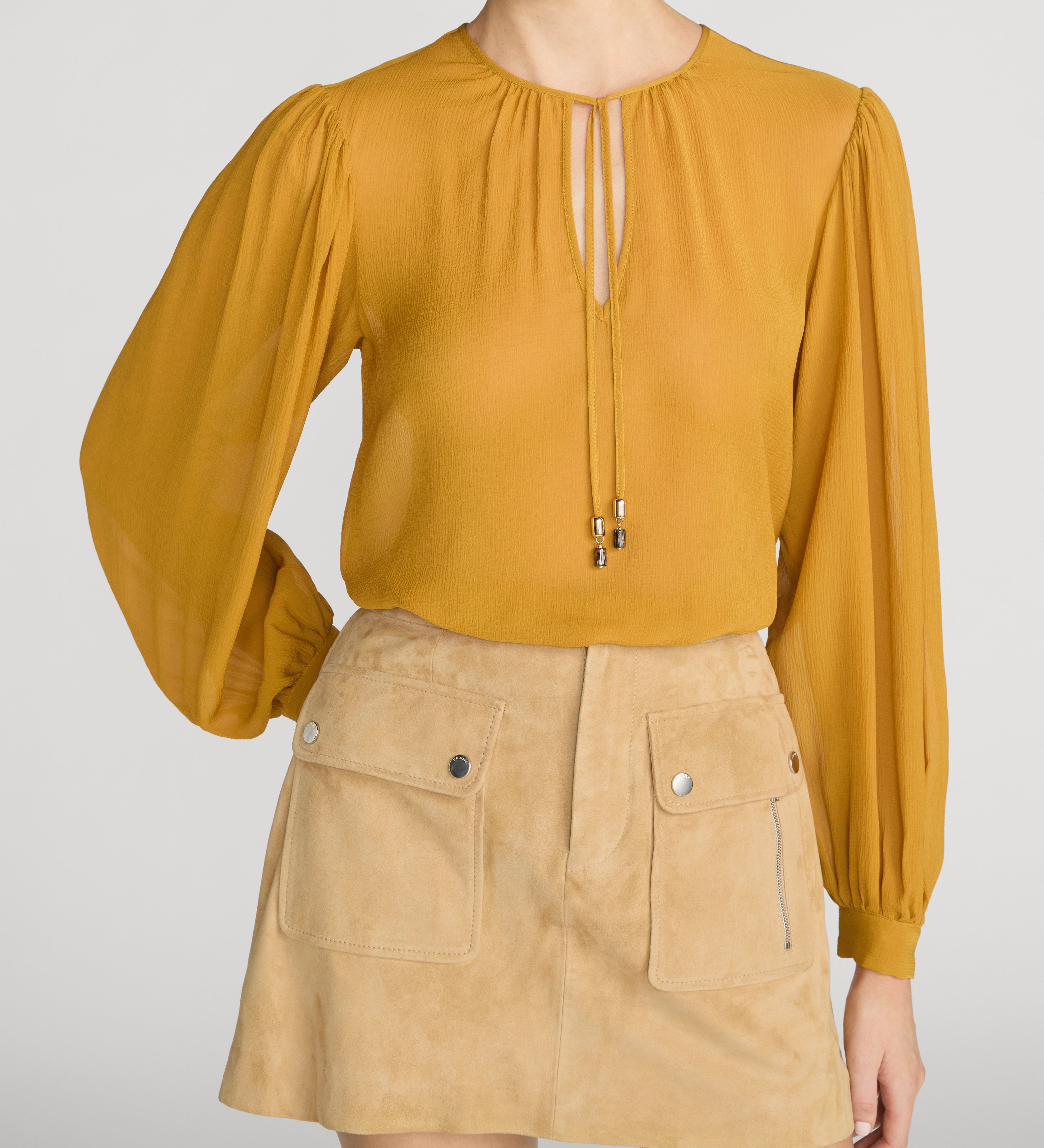 FRAME - The Silk Amulet Blouse