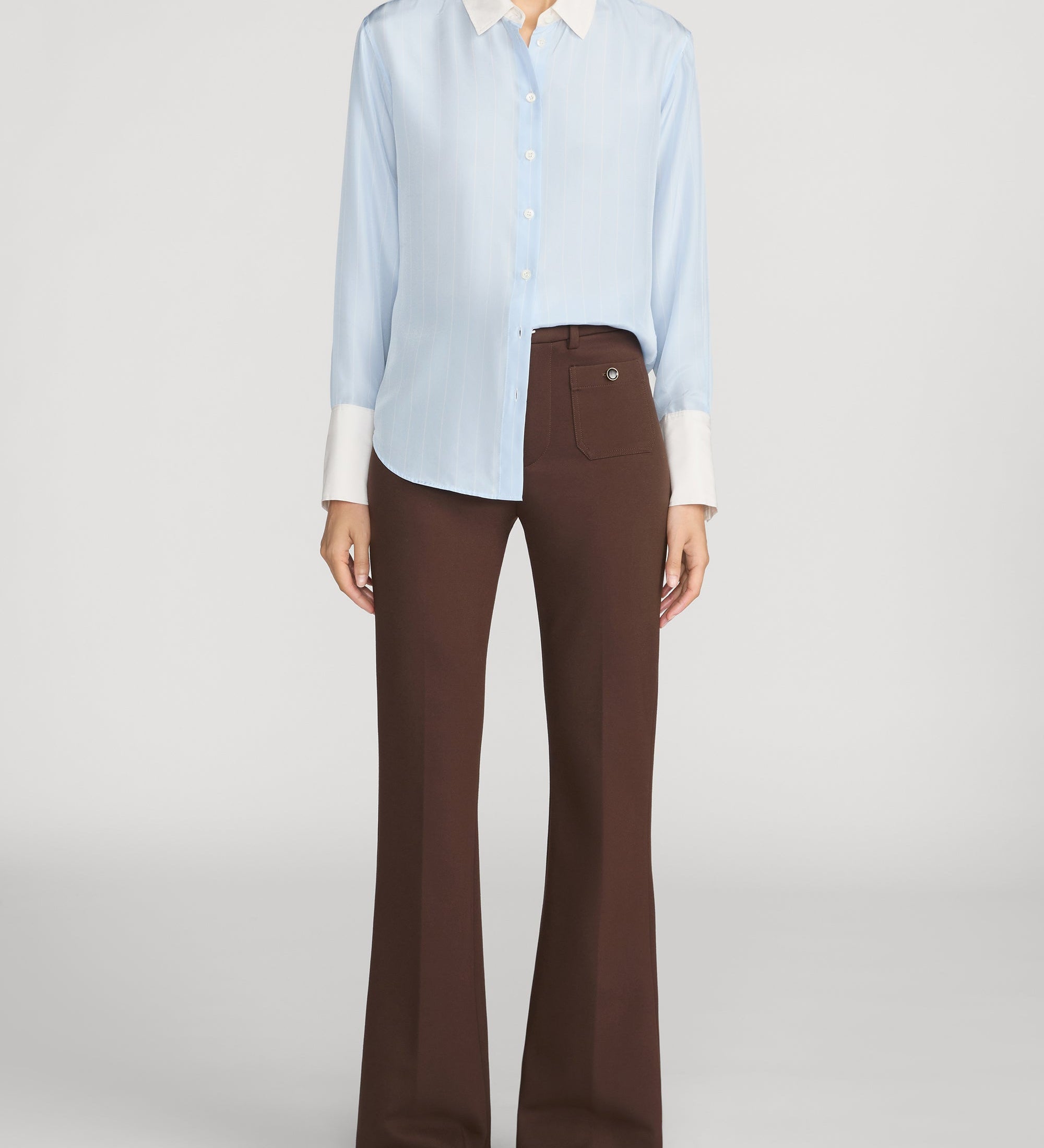 FRAME - The Flare Trouser Shrunken Pocket