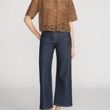 FRAME - The Downing Eyelet Polo