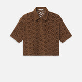 FRAME - The Downing Eyelet Polo