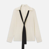 FRAME - The Contrast Tie Shirt