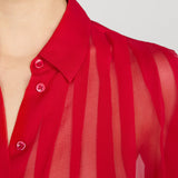 FRAME - The Whisper Pleat Top