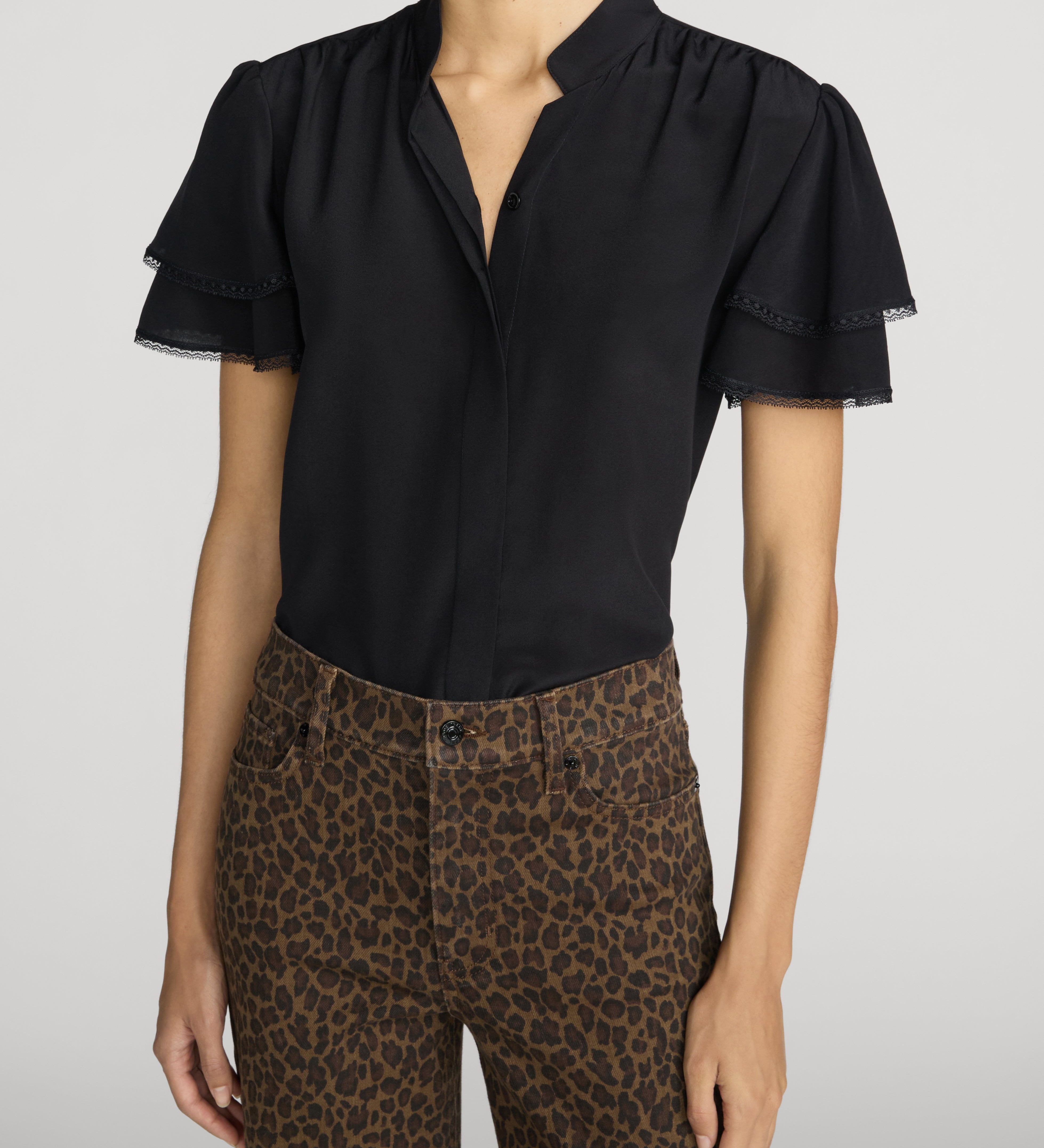 FRAME - The Silk Arcadia Top