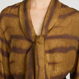 FRAME - The Silk Oversized Tie Shirt