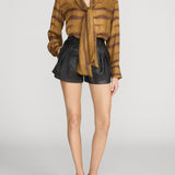 FRAME - The Silk Oversized Tie Shirt