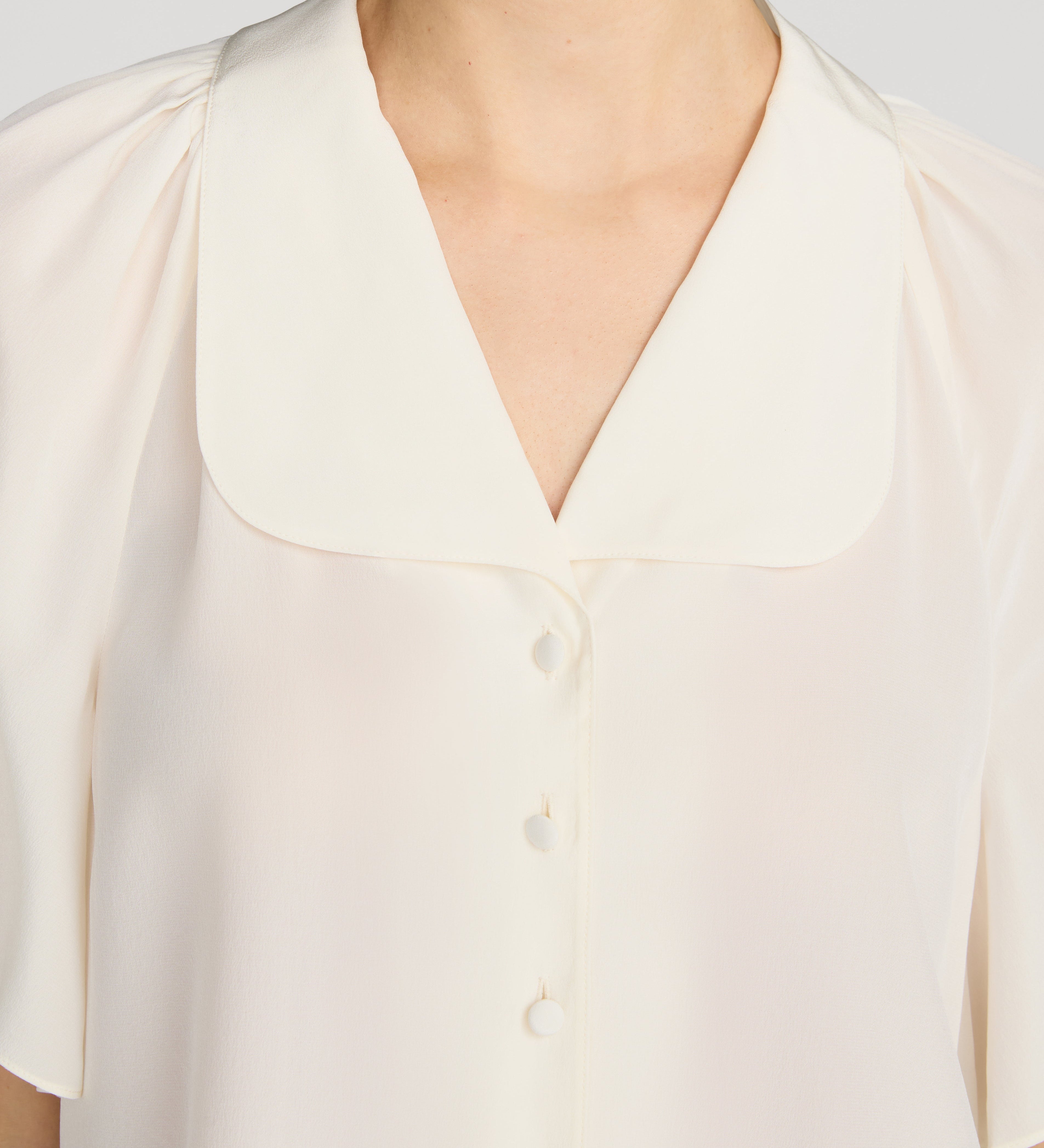 FRAME - The Short Sleeve Silk Gala Shirt