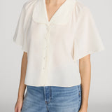 FRAME - The Short Sleeve Silk Gala Shirt