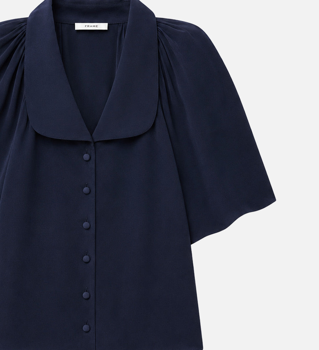 FRAME - The Short Sleeve Silk Gala Shirt
