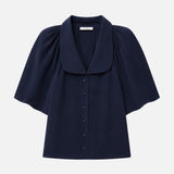 FRAME - The Short Sleeve Silk Gala Shirt