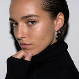 Dorsey - HENRIETTA 4-STONE DROP EARRINGS IN MOISSANITE