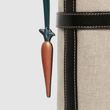 Metier - Métier x Gohar World Carrot Charm Smooth Calfskin Orange with Dark Green