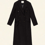 DÔEN - WILHELMINA COAT -- BLACK