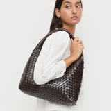 Loeffler Randall - Willow Chocolate Woven Hobo Bag