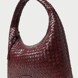 Loeffler Randall - Willow Maroon Woven Hobo Bag
