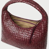 Loeffler Randall - Willow Maroon Woven Hobo Bag
