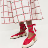 Loeffler Randall - Wilson Natural/Red Espadrille