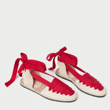 Loeffler Randall - Wilson Natural/Red Espadrille