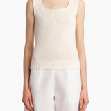 Khaite - Wil Tank in Ivory