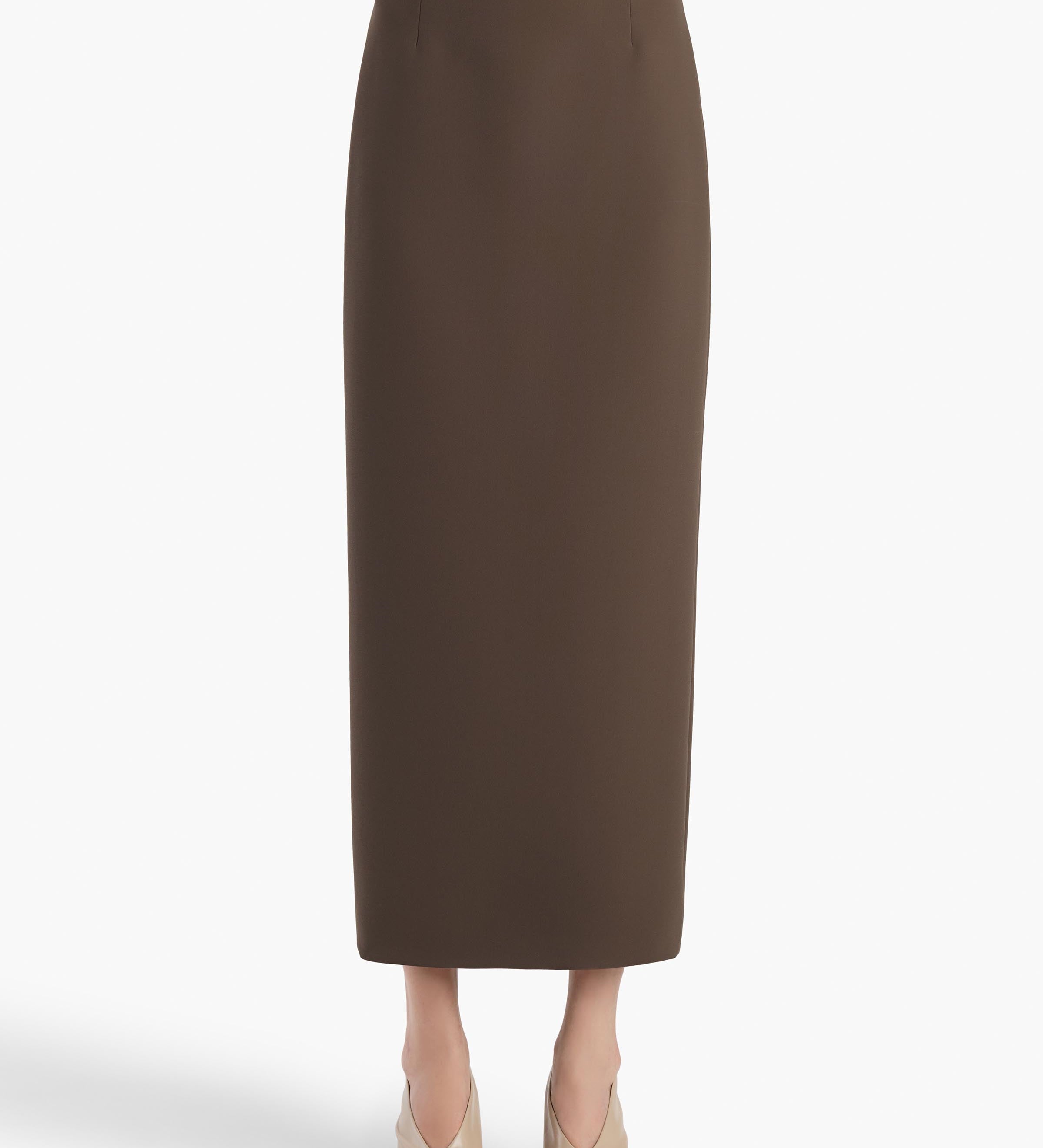 Khaite - Winton Skirt in Clove