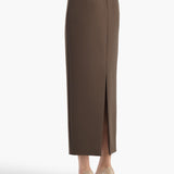 Khaite - Winton Skirt in Clove