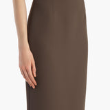 Khaite - Winton Skirt in Clove