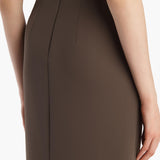 Khaite - Winton Skirt in Clove