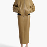 Khaite - Winton Skirt in Golden Ochre
