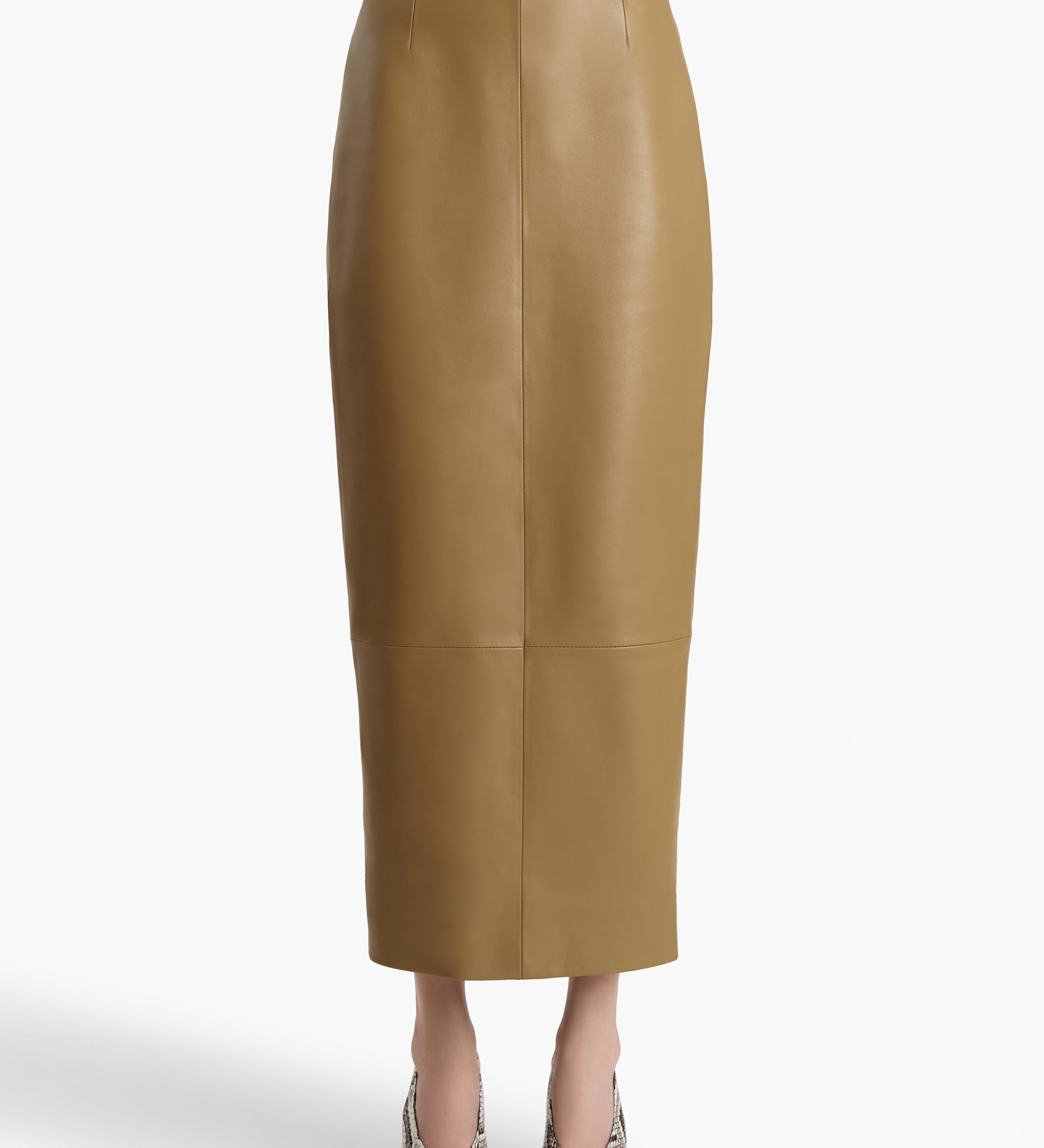 Khaite - Winton Skirt in Golden Ochre