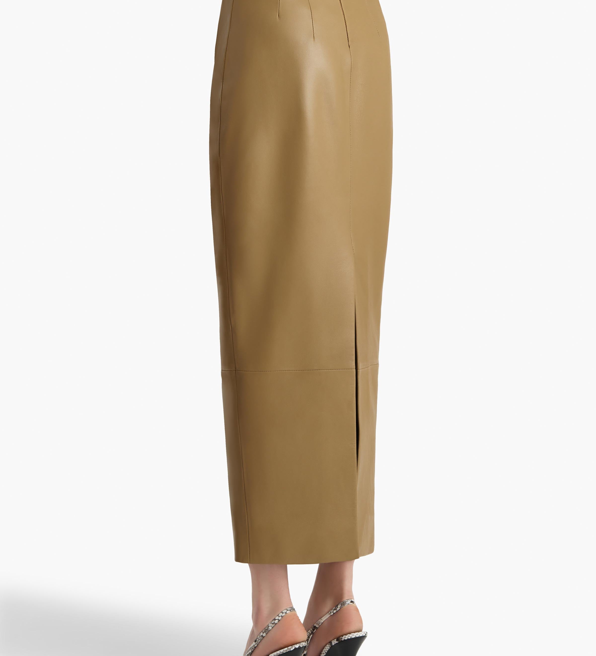 Khaite - Winton Skirt in Golden Ochre