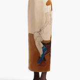 Khaite - Winton Skirt in Lady Print