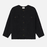 FRAME - Cocoon Short Coat -- Black Multi