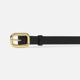 FRAME - The Rounded Buckle Belt -- Black