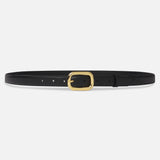 FRAME - The Rounded Buckle Belt -- Black