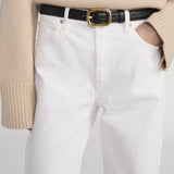 FRAME - The Rounded Buckle Belt -- Black