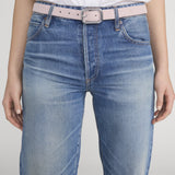 FRAME - The Suede Rounded Buckle Belt