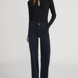 FRAME - The Keyhole Top -- Black